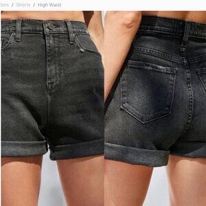 Urban outfitters BDG mom high rise denim shorts - black
